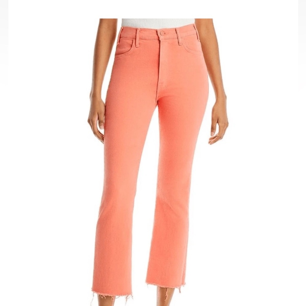 MOTHER The Hustler Ankle Fray Flare Jeans Second Chance 27